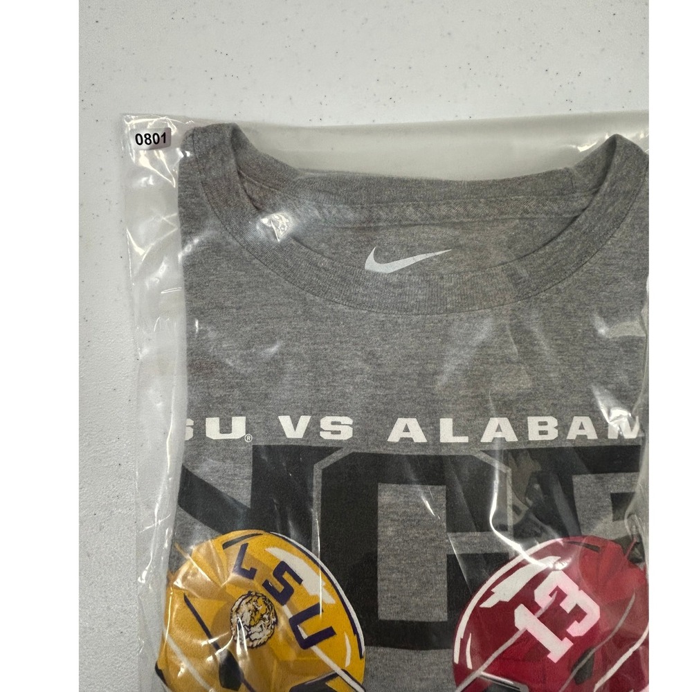 Nike LSU Tigers vs Alabama NCG‎ 2012 Football Long Sleeve Shirt Large - Picture 5 of 5